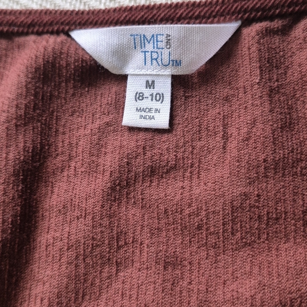 Rust Brown Women's Tiered Dress - Picture 3 of 7